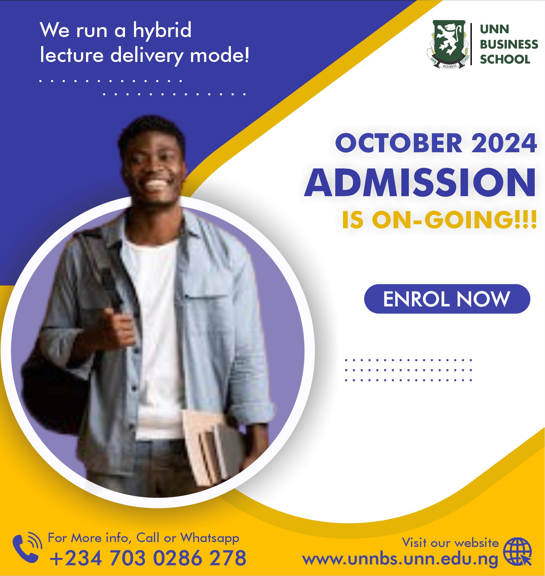 Read more about the article ADMISSION! ADMISSION! ADMISSION!